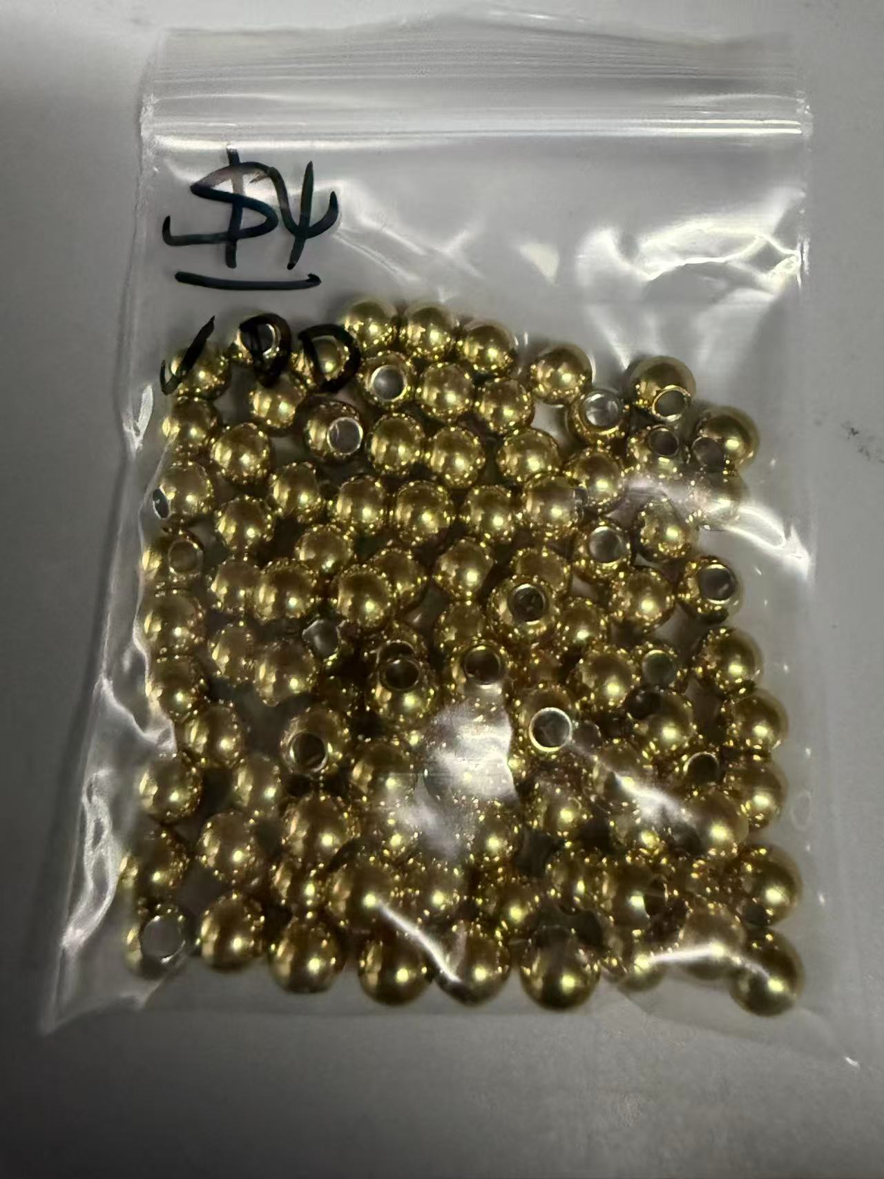 Elsa live stream stainless steel 4mm gold spacer
